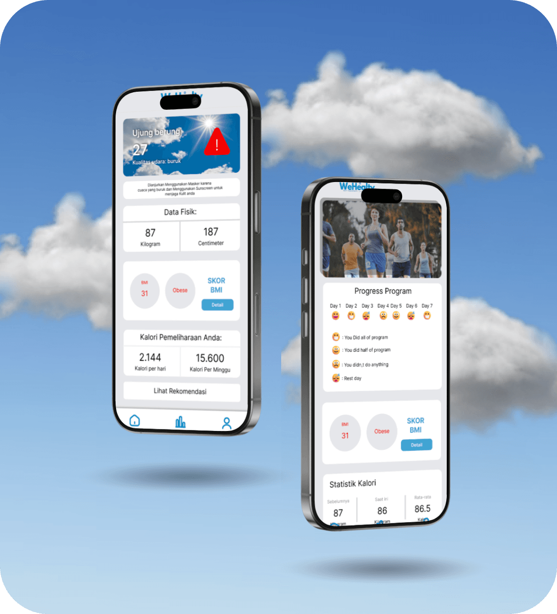 We Healthy - We Healthy is an application that   is useful for providing information about food consumption and e...